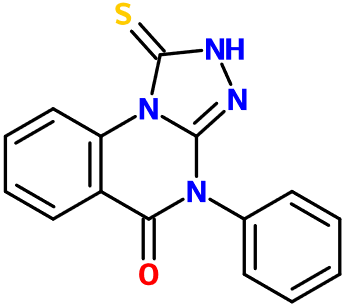 (image for) MC080242 1-Mercapto-4-phenyl-4H-[1,2,4]triazolo[4,3-a]quinazolin-5-one
